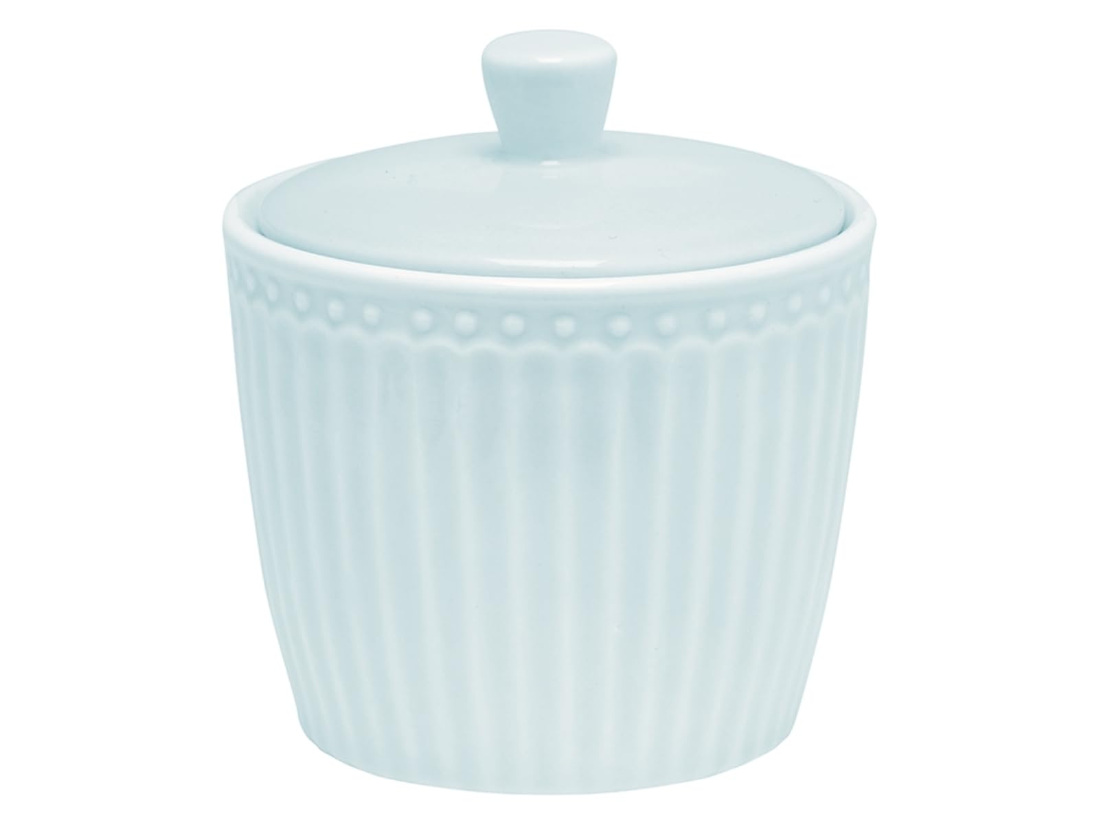 GreenGate Sugar Pot Alice Pale Blue