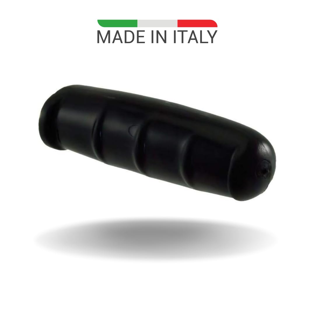 Coppia Manopole Bici R Stile Vintage Nere - Retro Universali Leggere - Impugnature Bici Graziella City Bike - Accessori Bici Stile Retrò bicicletta Nere