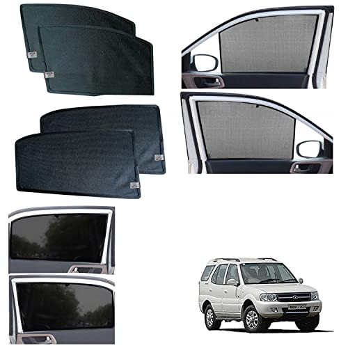 Image of WolkomHome car Fix Curtain Window Shades Half Curtains Sunshade for Safari Storme
