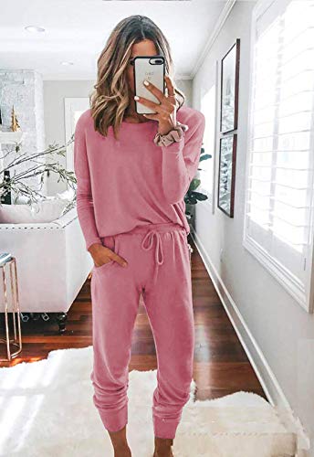 Image of Fixmatti Women Jumpsuit Low V Neck Drawstring Waisted Long Pant Romper Outfits