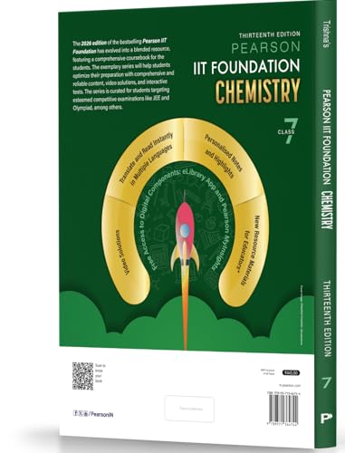 Image of Pearson IIT Foundation' 26 Class 7 Physics Chemistry Mathematics Biology| NEET, NTSE & Olympiad Exams| Free acess to Online Assessments, Video Solutions & Interactive Tests