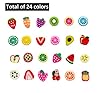 16800Pcs Fruit Slices Fruit Nail Art Slices Polymer Clay Slice Nail 3D Polymer Slice Colorful DIY Nail Art Supplies for DIY Crafts （24 Styles） #1