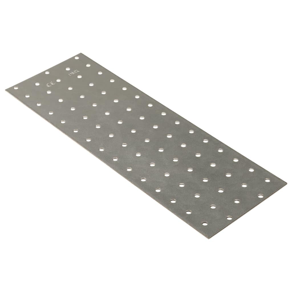 Furniture Select Lochplatten 20 Stück 2 mm 300x100 mm Stahl verzinkt