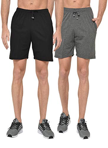 Image of Mack Jonney Cotton Blended Multi Shorts for Men (Pack of 2)-D11 0002-P