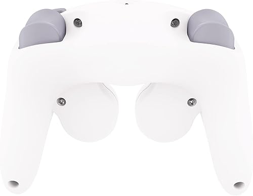 Miniatura 6 de eXtremeRate Placa trasera blanca para Nintendo Gamecube Controller, cubierta de repuesto de agarre suave al tacto con botones para Nintendo Gamecube