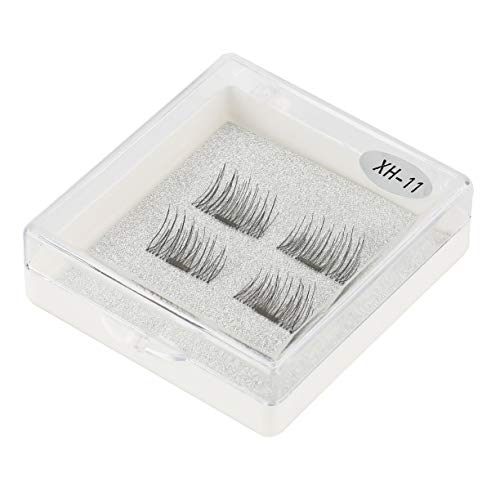 Preisvergleich Produktbild Handgemachte 3D Single Magnetic False Wimpern Handmade Fake Lashes Extension