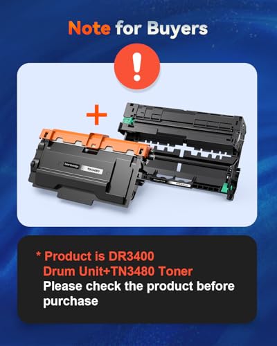 TN3480 toner + DR3400 bęben kompatybilny z Brother TN-3480 kaseta z tonerem DR-3400 bęben do Brother HL-L5100DN MFC-L5750DW MFC-L5700DN HL-L5000DN HL-L5200DW HL-L6400DW DCP-L5500DN MFC-L688 MF00DW