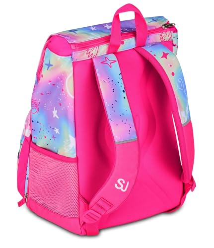 Sac à dos fuchsia extensible SJ GANG pour les journées d'école bien remplies - 7