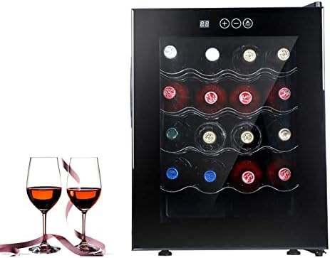 Vinoteca, Nevera para Vinos 1 Zona Refrigeración, Botellero para Vinos, Cerveza, Prosecco, 12-18°C, 1 Zonas 48 litros, Vinoteca Silenciosa, LED, Panel Táctil, Vinoteca para 20 Botellas Vinoteca, Nevera para Vinos 1 Zona Refrigeración, Botellero para Vinos, Cerveza, Prosecco, 12-18°C, 1 Zonas 48 litros, Vinoteca Silenciosa, LED, Panel Táctil, Vinoteca para 20 Botellas