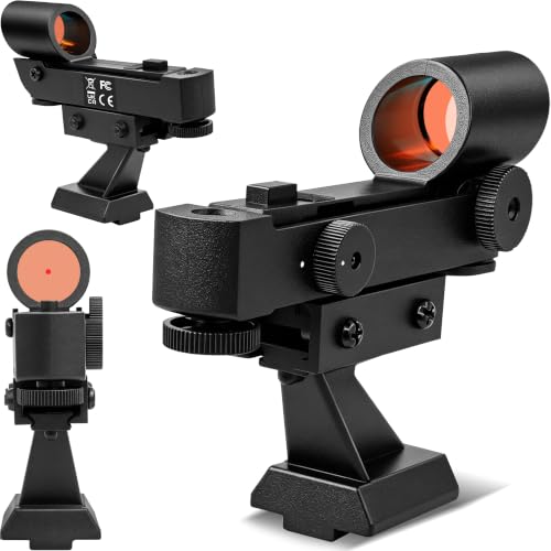 Tydeux Red Dot Finderscope - Star Pointer Viewfinder Astronomical Telescope Accessories with Slide-in Bracket