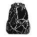 Produktbild Rissige Bodenfliesen Wand Textur Schwarz Rucksack Schultertasche Schultasche Reise Outdoor Rucksack Casual Rucksack Wandern für Jungen Mädchen