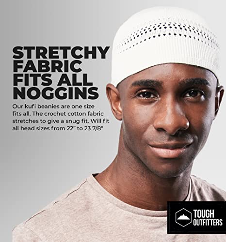 Tough Headwear Kufi Hat - Kufi Hats for Men Muslim, Turkish Kufi Cap