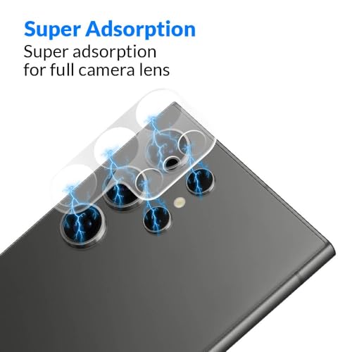 Image of FIRST MART Camera Lens Protector for Samsung Galaxy S25 Ultra | 9H Tempered Glass, HD Clear, Scratch Resistant, Anti-Fingerprint, Case-Friendly | Crystal Clear, Pack of 1