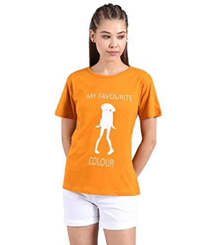 Image of KOTTY Women's Geometric Regular Fit T-Shirt