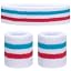 White/Red/Sky Blue