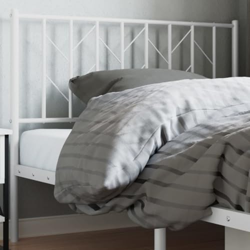 UJCHVHN Artículo: cabecero de metal blanco de 107 cm, camas y accesorios, cabeceros y estribos