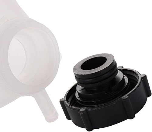 Miniatura 4 de NOTUDE Depósito de refrigerante con tapa, tanque de desbordamiento de radiador de plástico para reemplazar YL8Z8100AA compatible con 2010 para