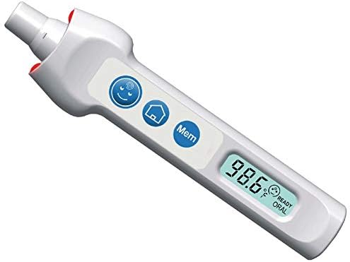 Thermofocus Non-Contact Thermometer with Memory, Take Temperature Without Touching The Skin, Forehead, Navel or Armpit