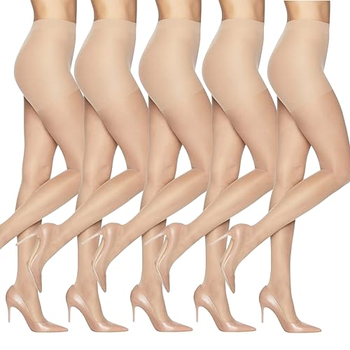 Image of L'eggs Sheer Energy Women's Medium Support Leg, Control Top, Sheer Toe, Compression Tights