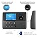 ANVIZ Time Clocks for Small Business Employees CX3 - No Monthly Fee No Software Required - Fingerprint Biometric Clock in and Out Machine - Right Out of The Box, Finger + RFID + Pin Punching