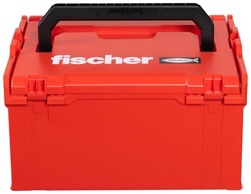 Fischer L Boxx Flb 238 Valigetta Porta Attrezzi Impilabile E Agganciabile, Cassetta Utensili Espandibile, Vuota, Compatibile Per Sortimo, 508137, Rosso, Vuota - 2