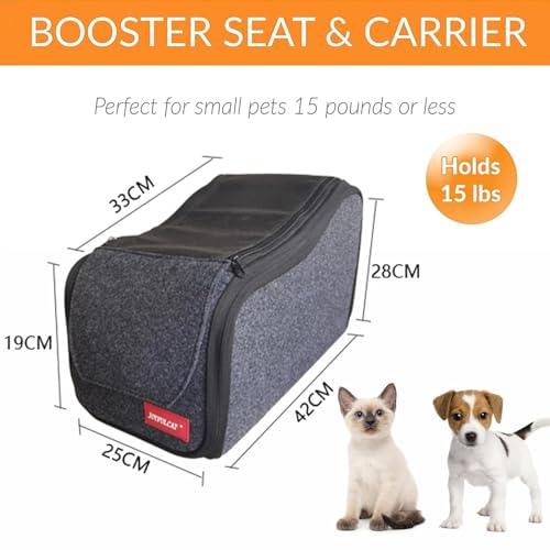 LYXLBX Autositz Hund Mittelkonsole Für Kleine Hunde,Für Kleine Hunde Und Katzen, Luxus-Autositz Für Mittelkonsole Waschbarer Hundesitz Auto Hundebett Hundetasche Hundekorb Für Katzen Hunde Bis 7 Kg