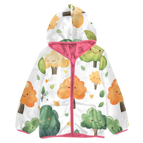 GuoChe Cute Tree Western Style Toddler Girl Fleece Jacket