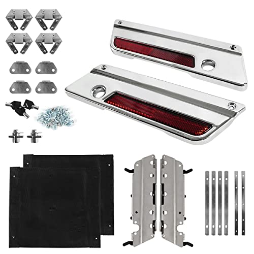 Kit de cierres para alforjas para Harley Touring 93-13 miniatura 1