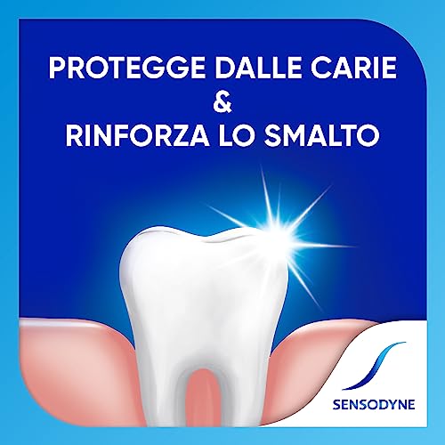 Sensodyne Dentifricio Complex Denti sensibili, Aiuta a controllare la formazione della placca per Denti Forti, Maxi formato 4 x 75ml - Immagine 3