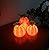 MXTCLM Flickering Fall Pumpkin Flameless Candle Lights Maple Leave Pumpkin LED Candle Battery Operated with 6 Hours Timer Unscented Real Wax Harvest Thanksgiving Indoor Decoration Pack of 3