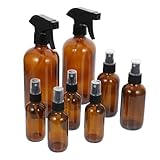 Healvian Botellas Spray Reutilizables de Vidrio con Pulverizadores Finos para Líquidos de Belleza Maquillaje y Agua para Viaje y Uso Doméstico