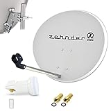 Hochwertige Digitale Sat Satelliten Anlage von Zehnder + LogiSat ► 1 Teilnehmer / Receiver / TV Direkt Anschluss