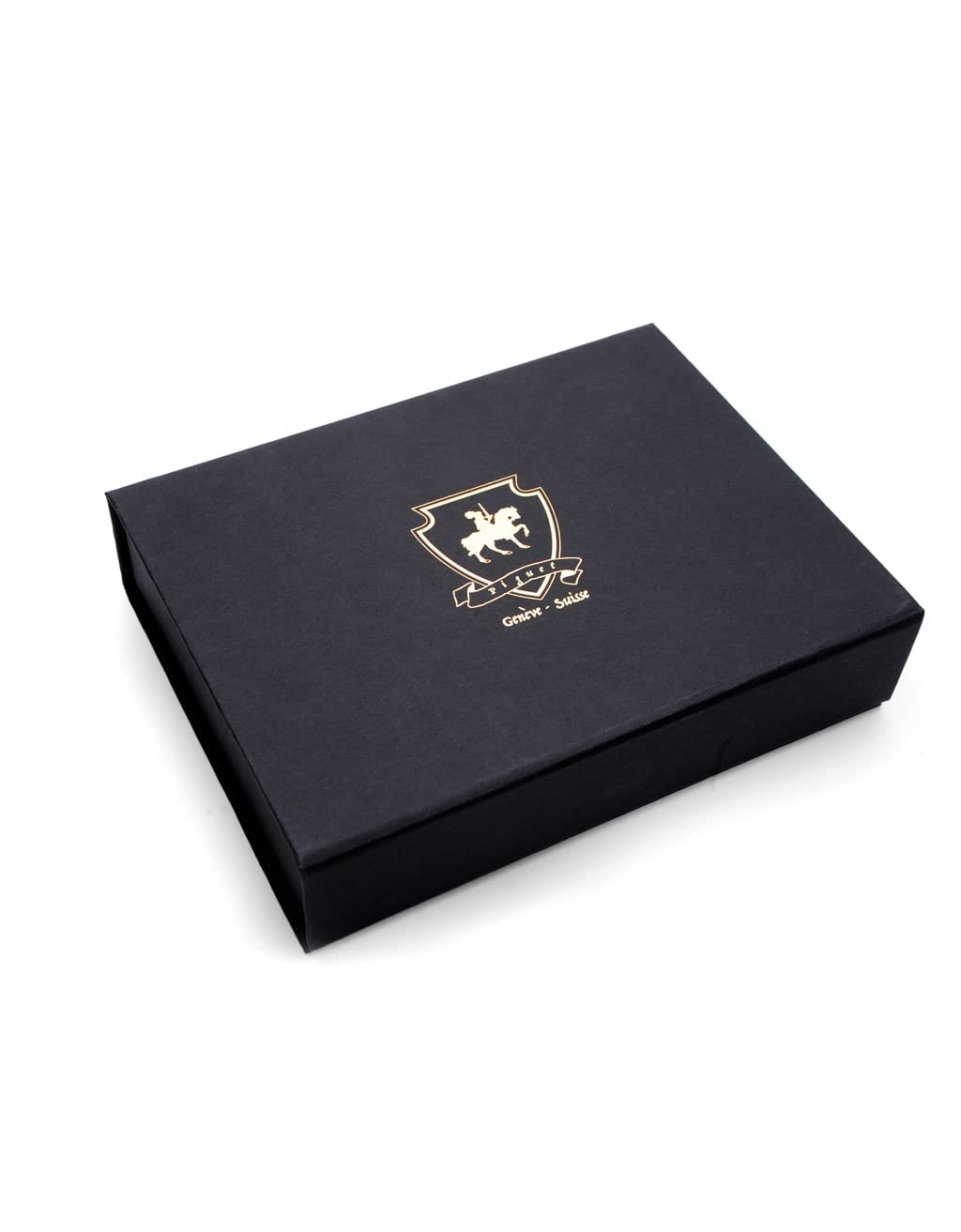 Piguet Genève – Luxuriöser und ergonomischer Füllfederhalter und Kugelschreiber–Deutsche Mittelspitze, goldene Verzierungen–In Geschenkbox mit Nachfüllpatrone und Konverter (Deluxe, Füllfederhalter)
