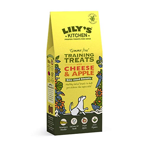 Cuisine Orgainic Chien De Formation De Lys Traite avec du Fromage Et des Pommes 100G (Lot de 4)