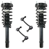 Detroit Axle - Front Struts Coils Springs Assembly + Sway Bars Replacement for Hyundai Azera Sonata...