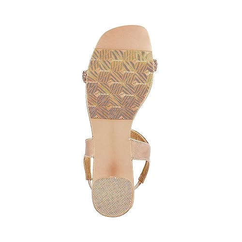 Image of Metro Women Synthetic Leather Fashion Block Heel Sandal