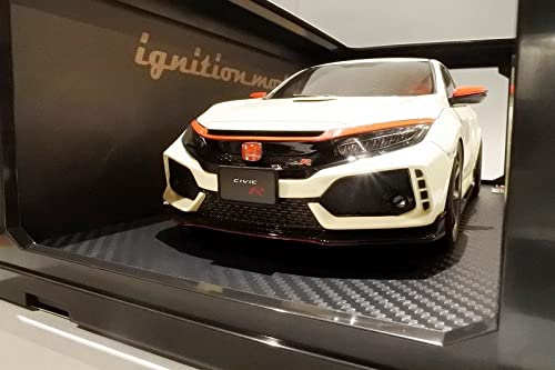 イグニッションモデル ミニカー シビック (FK8) タイプR 1/18 白 TOP SPEED TS0450 1/18 CIVIC TYPE R シビック タイプR 2023（右