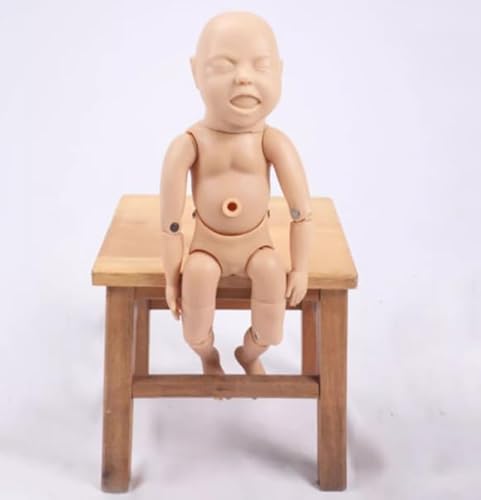 Pediatric and Toddler Nursing Simulator,Newborn Model Manikin,Breastfeeding Training Model and for Nursing Training Teaching Supplies,The Limbs and Joints Can Be Bent