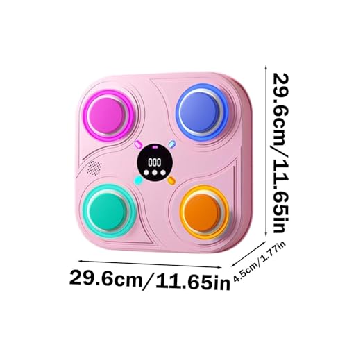Machine de boxe musicale intelligente : cible de frappe murale interactive USB A