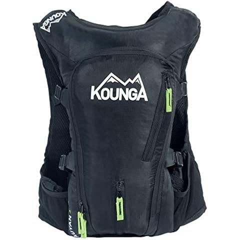 Kounga Auyan 15L Ultra Trail Rucksack - Black, 15 Litre Cover