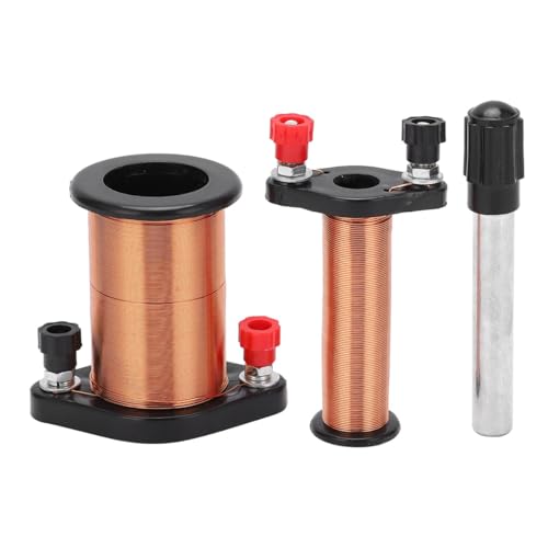 VOANZO - VOANZO Semiconductor Primary Coil Experimental Instrument Induction Coil Electromagnet Kit Physics Teaching Tool Teacher Physics Teaching Galvanometer