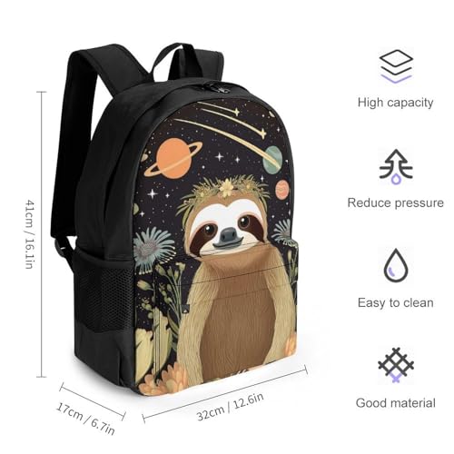 Casual Daypack Multipurpose Anti-Theft Large Capacity Carry On Bag - Colorful Cloth And Flowers Art Casual Daypack Climbing Shoulder Bag With Padded Straps2