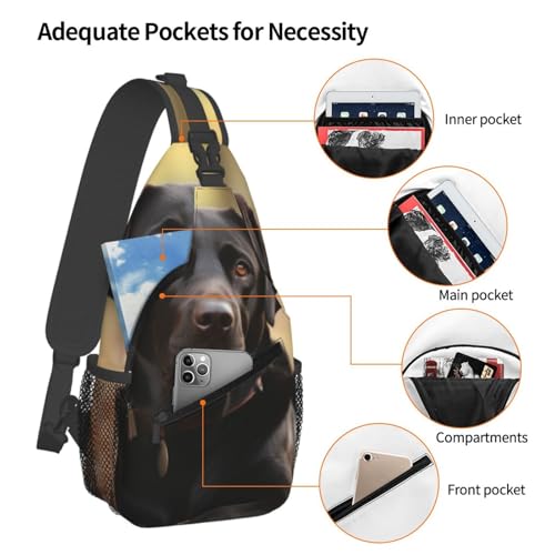 Morral cruzado tipo bandolera para hombre y mujer miniatura 4