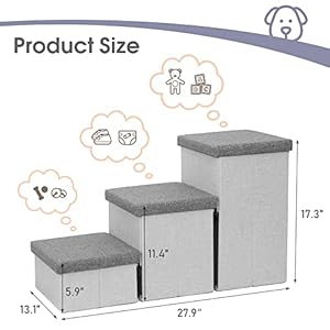 Dog-Stairs-with-Storage-Foldable-Dog-Steps-for-Small-Dogs-3-Tiers-Non-Slip-Pet-Stairs-for-High-Beds-Or-Couch-and-Sofa-Hold-up-to-50-lbs-Pet-Dog-Cat - Cucciolini Doodles   Dog-Stairs-with-Storage-Foldable-Dog-Steps-for-Small-Dogs-3-Tiers-Non-Slip-Pet-Stairs-for-High-Beds-Or-Couch-and-Sofa-Hold-up-to-50-lbs-Pet-Dog-Cat