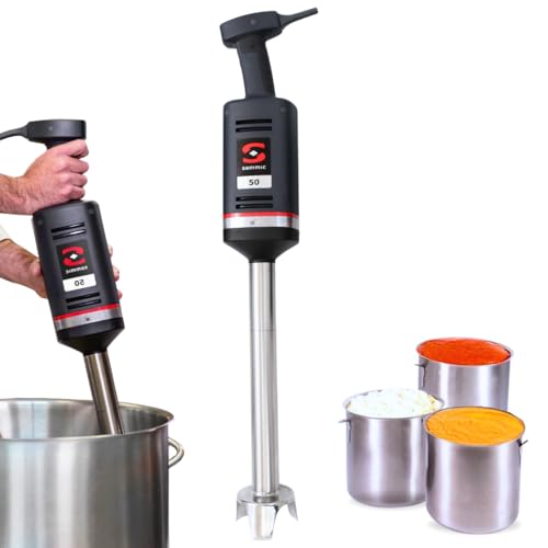 YOMMAK Batidora de Mano XM-52 Sammic – 570W Batidora Industrial Hostelería de 525mm Trituradora Para Recipientes Hasta 120 Litros – Mixer Cocina Ideal para uso Profesional Repostería Horeca