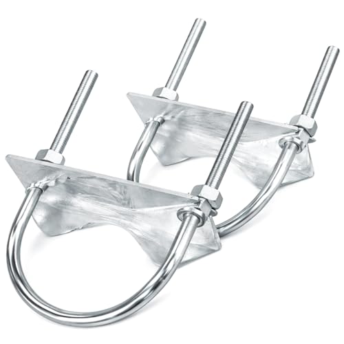 Soporte de antena de helio para montaje en poste, abrazadera fija de perno en U, soporte de hardware para techo al aire libre, Lora Hotspot Mining, RAK, Bobcat Nebra, Sensecap Synchrobit MNTD (montaje