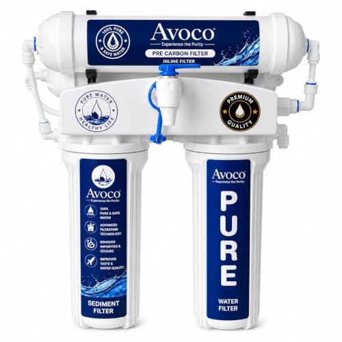 Image of Avoco Water Purifier for Home | Non Electric Water Purifier | 4 Stage Gravity Based Water Filter for Safe & Pure Drinking Water | Kitchen Water Filter
