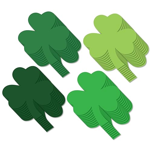 Shamrock Paper Cutouts 100pcs