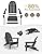 Folding Adirondack Chair - Durable HDPE Poly Lumber All-Weather Resistant, Foldable Oversized Balcony Porch Patio Outdoor Chair for Lawn, Backyard, Deck, Garden, Camping - Easy Installation, Black