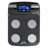 TANITA MC-580S – Balance impédancemètre professionnelle composition corporelle – Analyseur multi-fréquence 8 électrodes, Bluetooth, LCD, mesure masse grasse & musculaire – Pèse-personne connecté